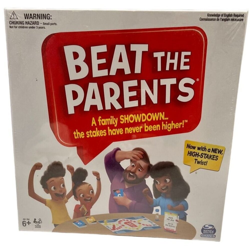 Beat the Parents, Board Game, A Family Showdown, New High Stakes Twist, Sealed